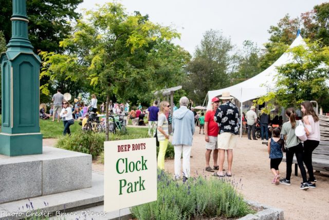 Deep Roots at the Clock Park, Wolfville NS