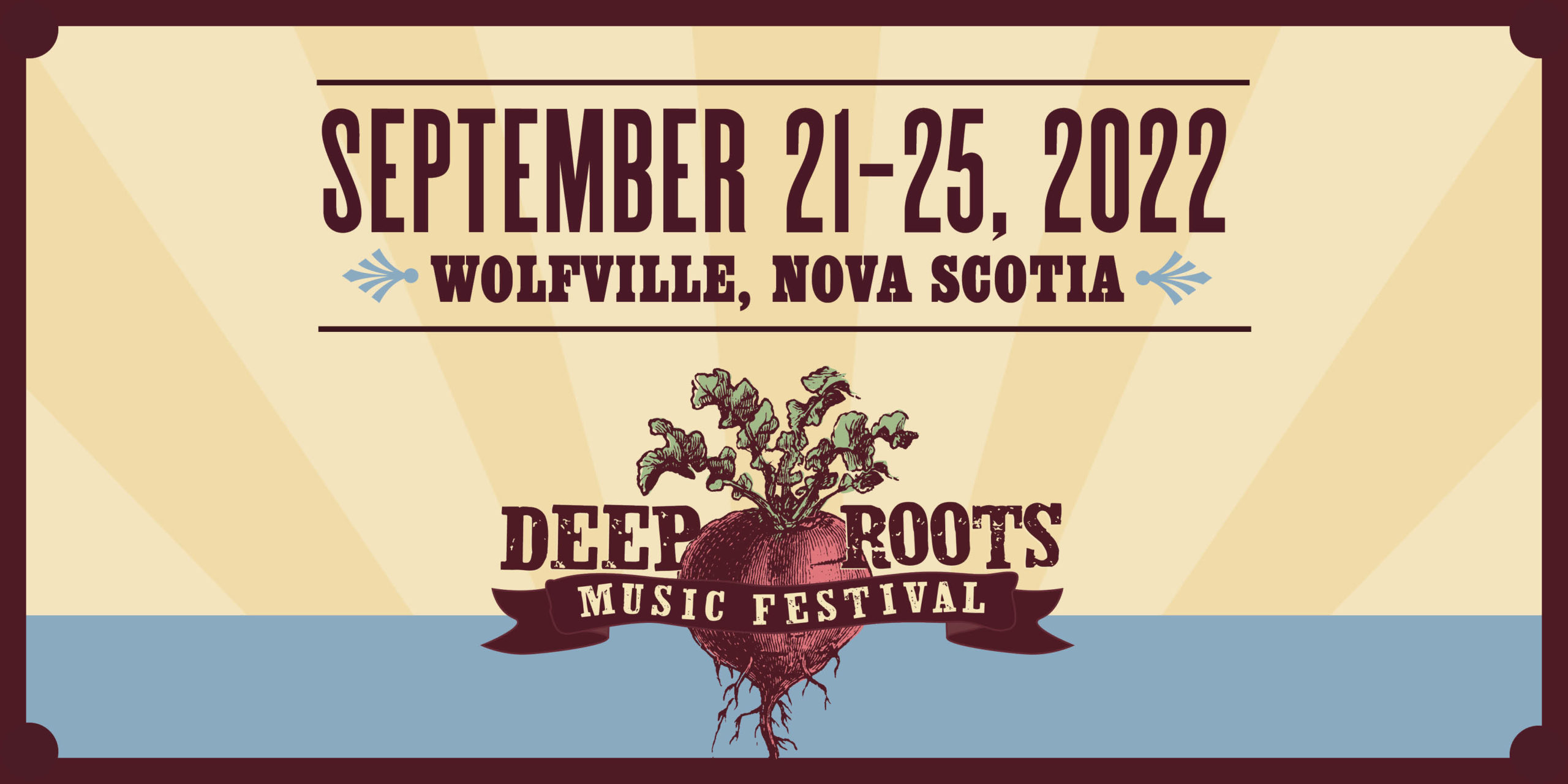 Deep Roots Music Festival 2022 Banner