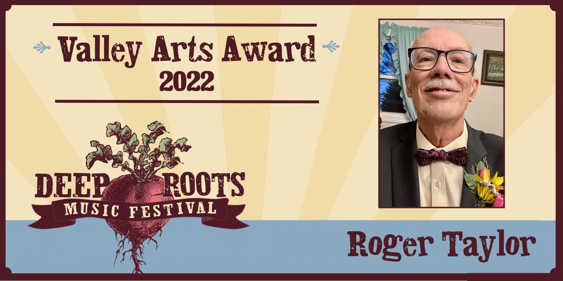 DRMF Valley Arts Award 2022 - Roger Taylor